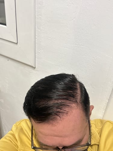 Customer photo review of Instant Dye Shampoo