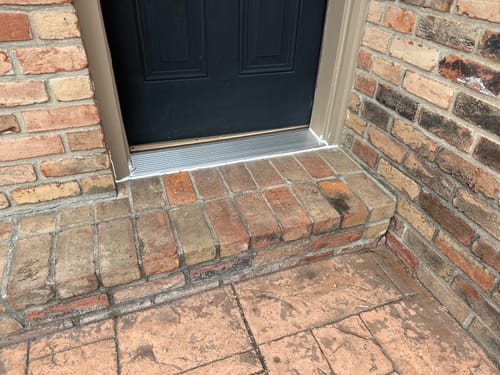 Customer photo review of 32" x 8" Inswing Threshold