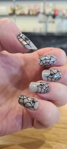Customer photo review of Holoween | Super Jellies DIY Hard Semi Cured Gel Nail Wraps