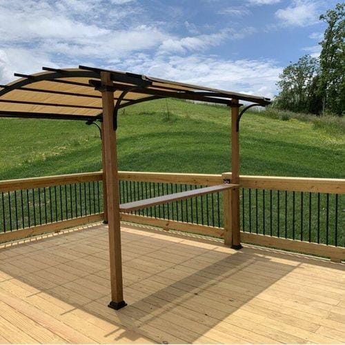 Customer photo review of SKUTA Stahl Pergola - 259cm x 406cm