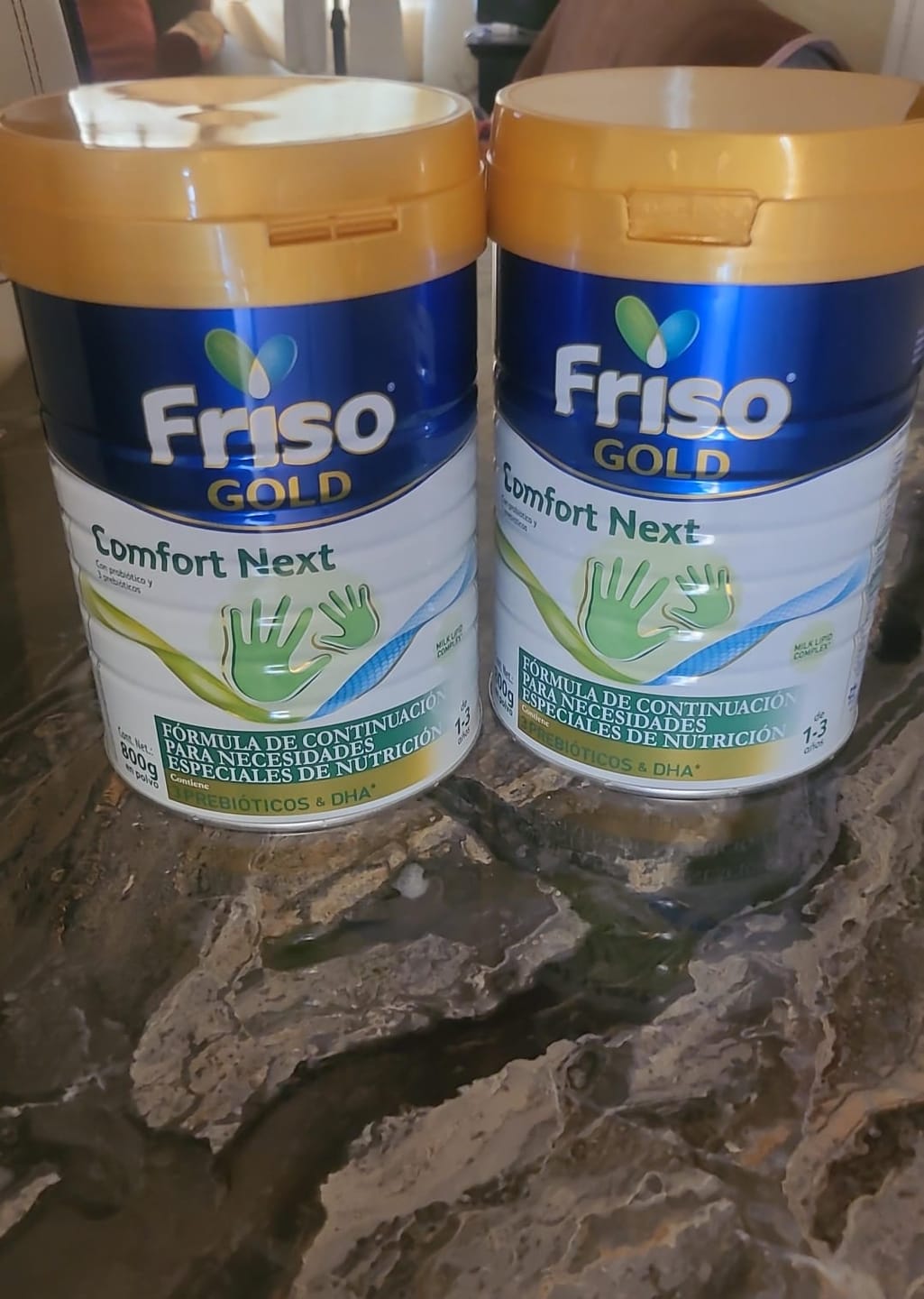 Customer photo review of Friso Gold Comfort Next (1 A 3 Años) Lata Pack 1.6 Kg
