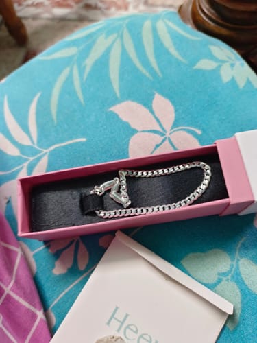 Customer photo review of Silver Trooper Bracelet For Him