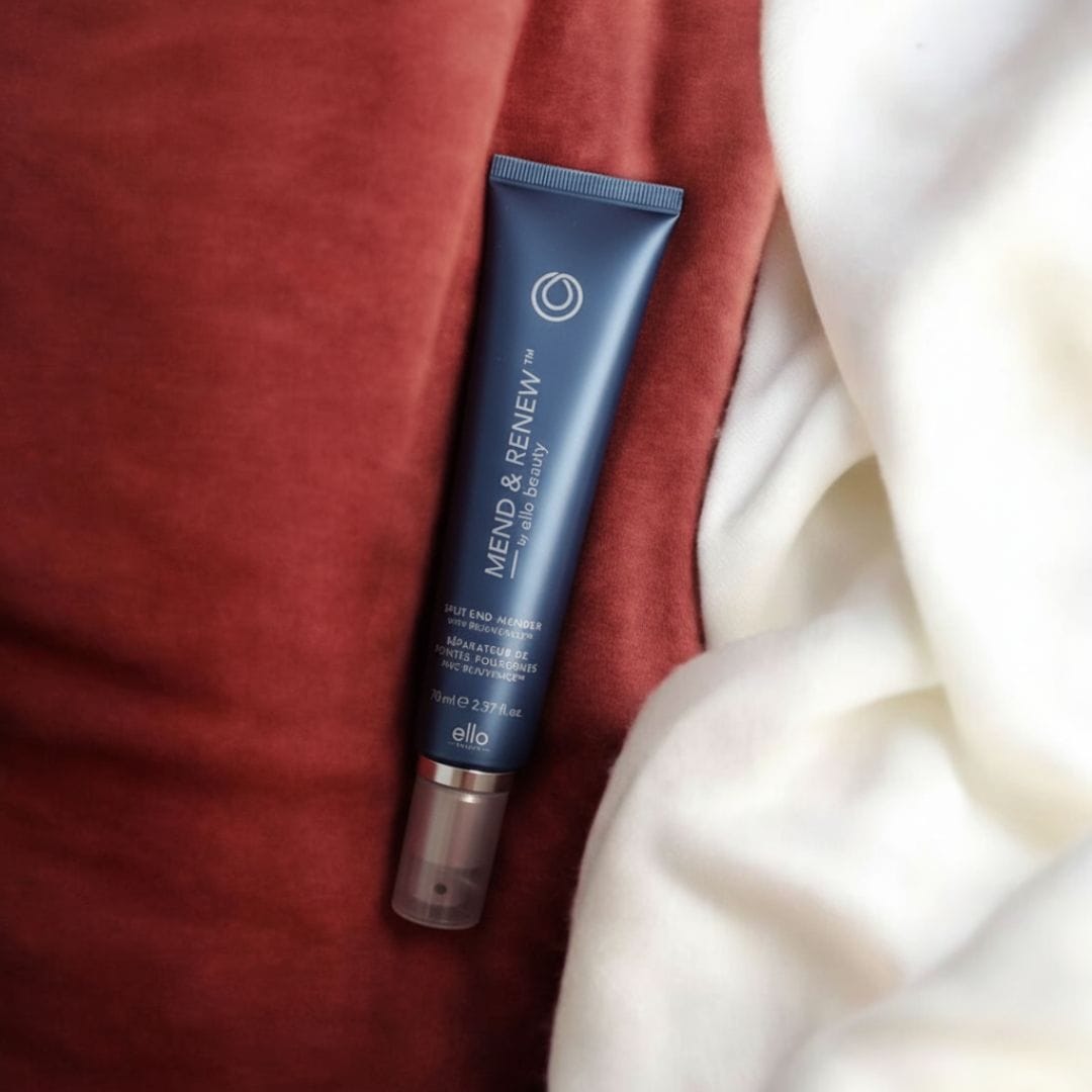Customer photo review of Mend & Renew Split End Serum