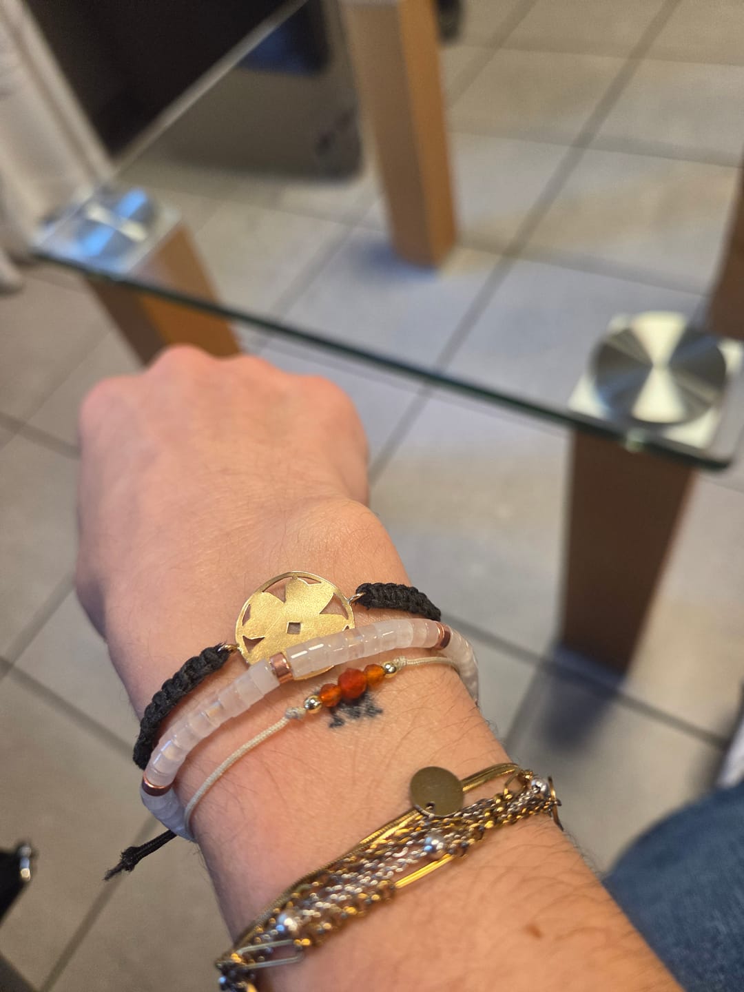 Customer photo review of Karneol Armband - Naturband