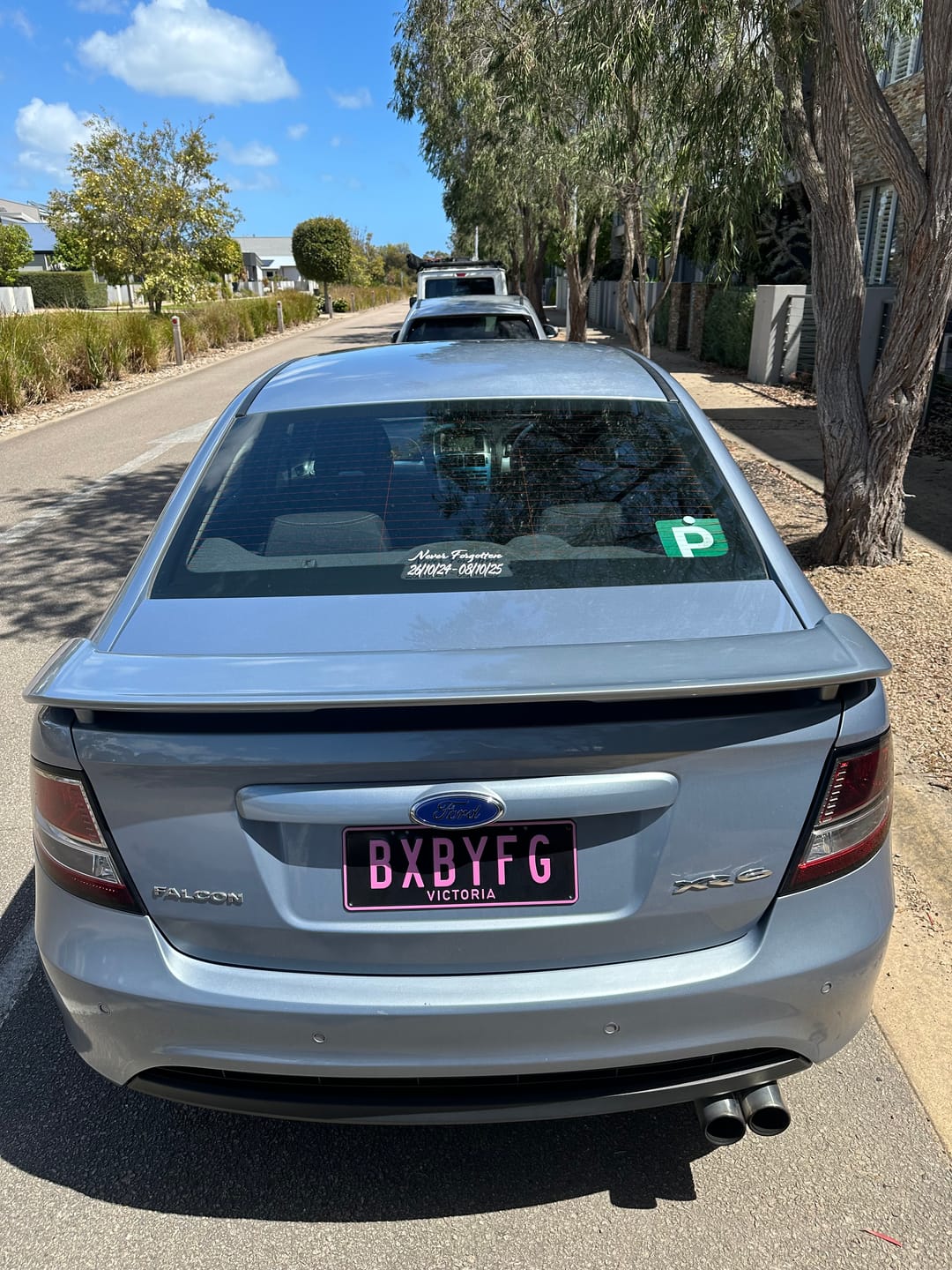 Customer photo review of Custom Text Decal (20cm)