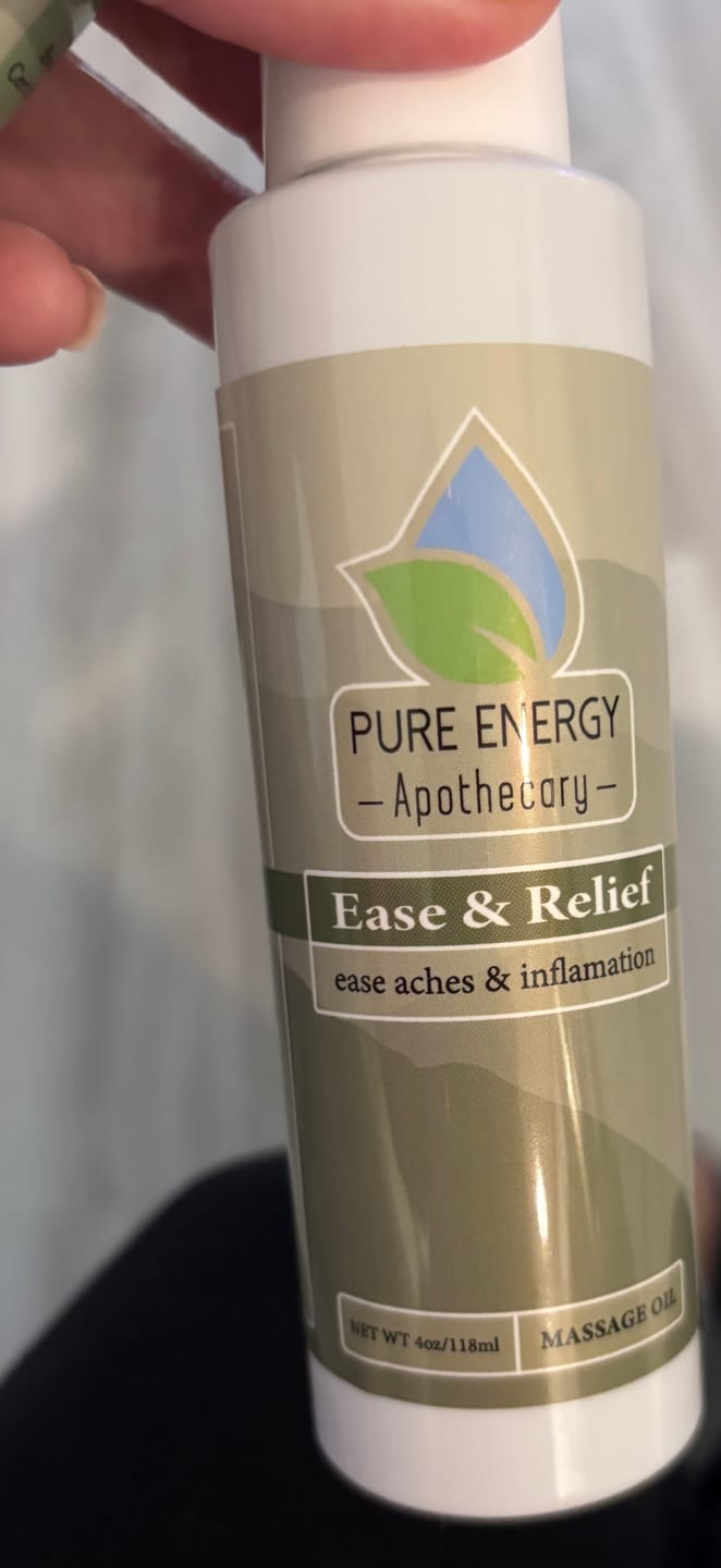 Customer photo review of Ease and Relief Massage Oil