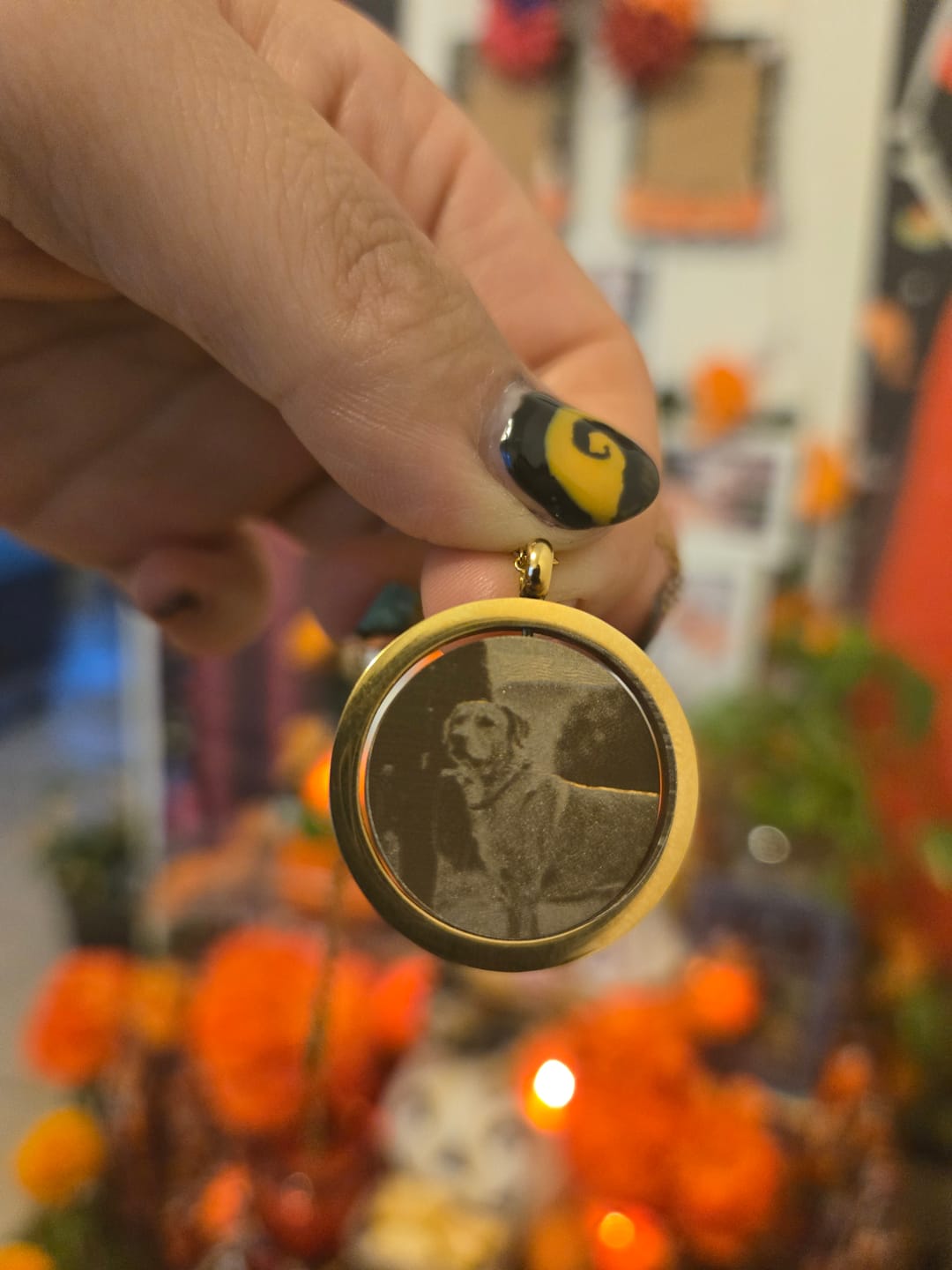 Customer photo review of Collar Memory  Personalizado