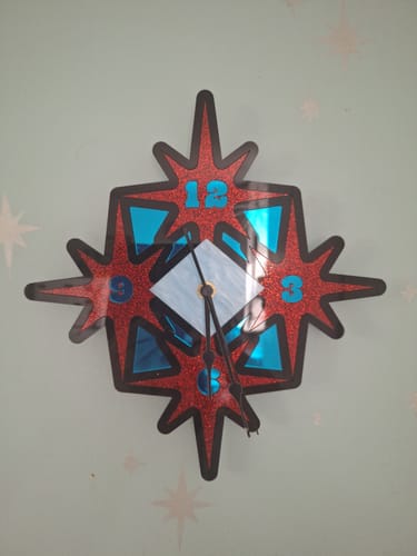 Customer photo review of Court of Fools Wall Clock