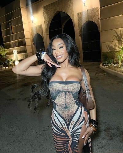 Customer photo review of Black Edition Classic Loose Body Wave Wig 5x5 Swiss HD Lace Glueless Fit