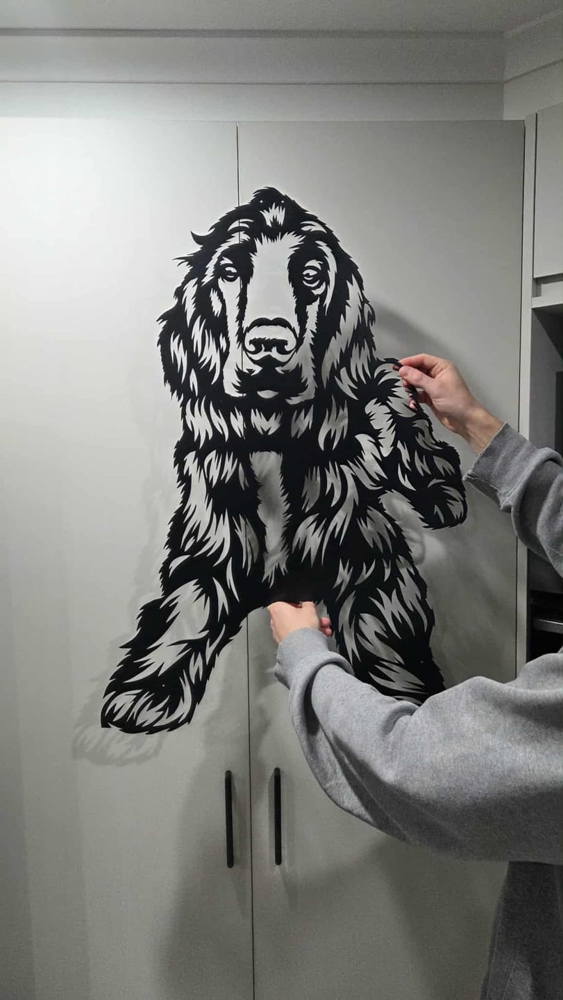 Customer photo review of Custom Animal - Metal Wall Art