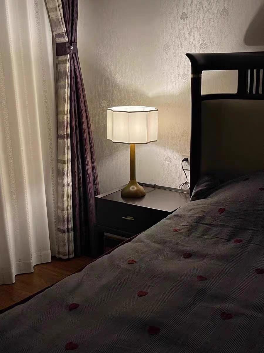 Customer photo review of Solstice Ash Table Lamp