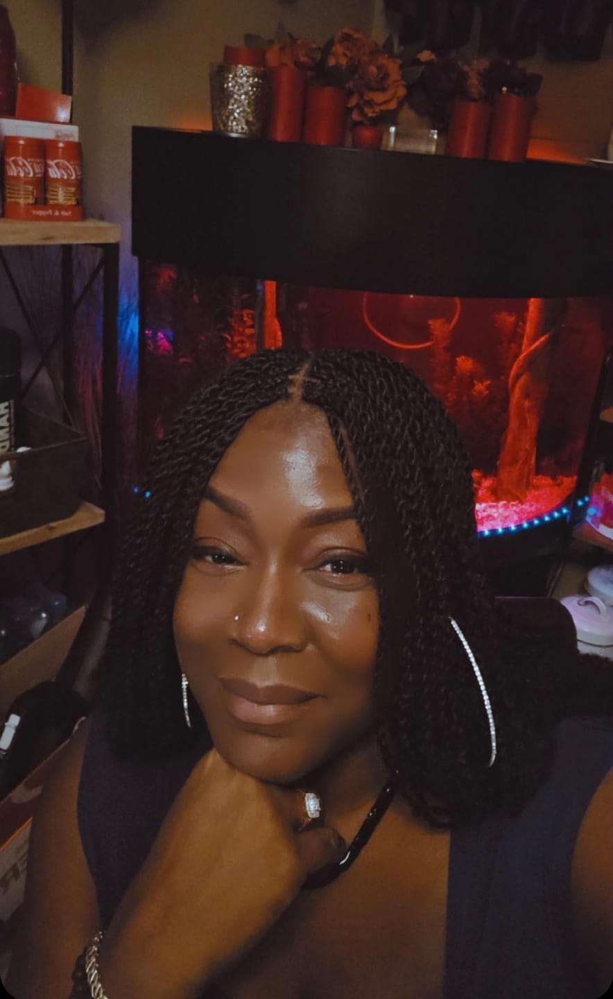 Customer photo review of Human Hair Spring Twist Hair Extensions Natural Color