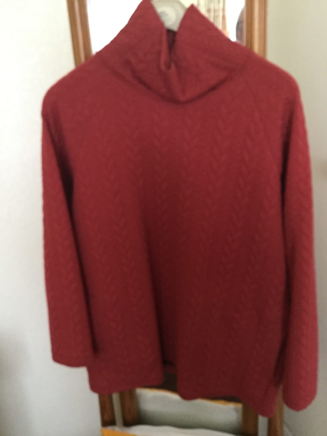 Customer photo review of Cable Knit Jersey Fabric