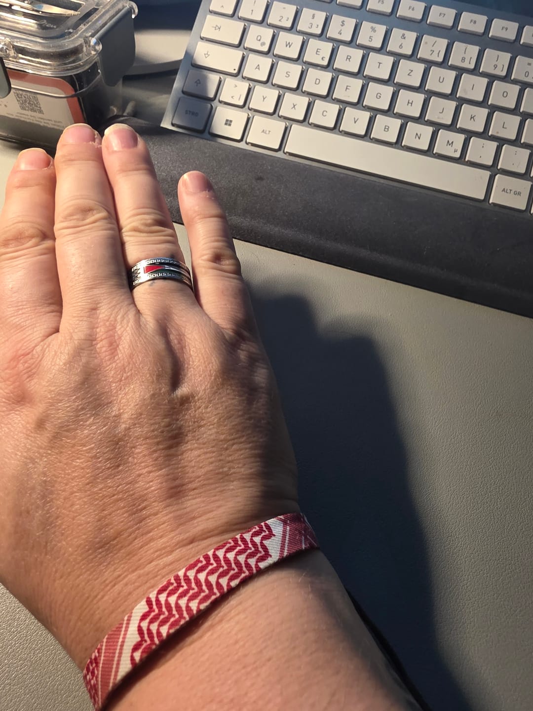 Customer photo review of Keffiyeh Bracelet