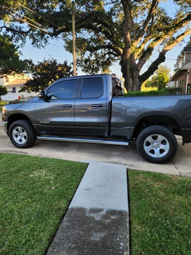 Customer photo review of 2009-2024 Dodge Ram 1500 4WD 3"F+2"R Full Leveling Lift Kits