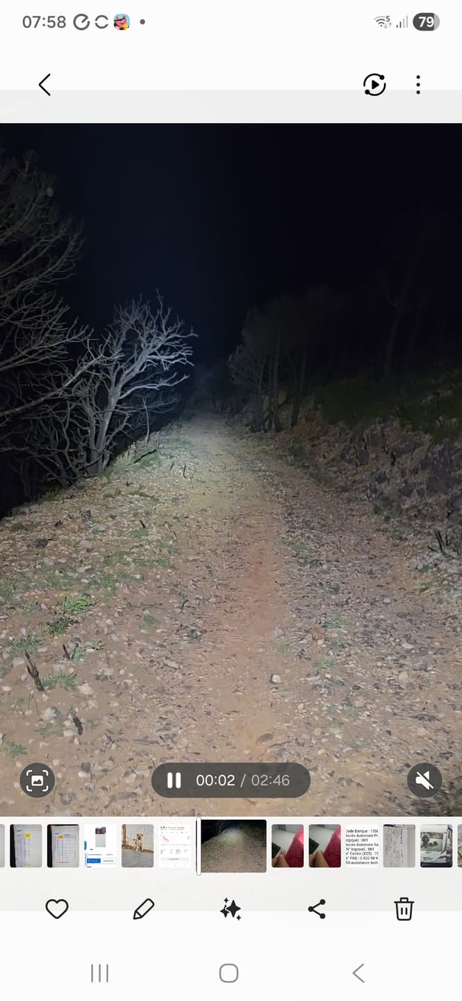 Customer photo review of Fenix HP35R - Lampe frontale rechargeable USB-C - 4000 lumens - 450 mètres de portée
