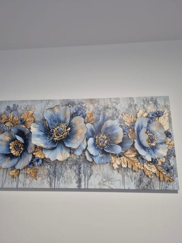 Customer photo review of MYSTIC BLUES CANVAS