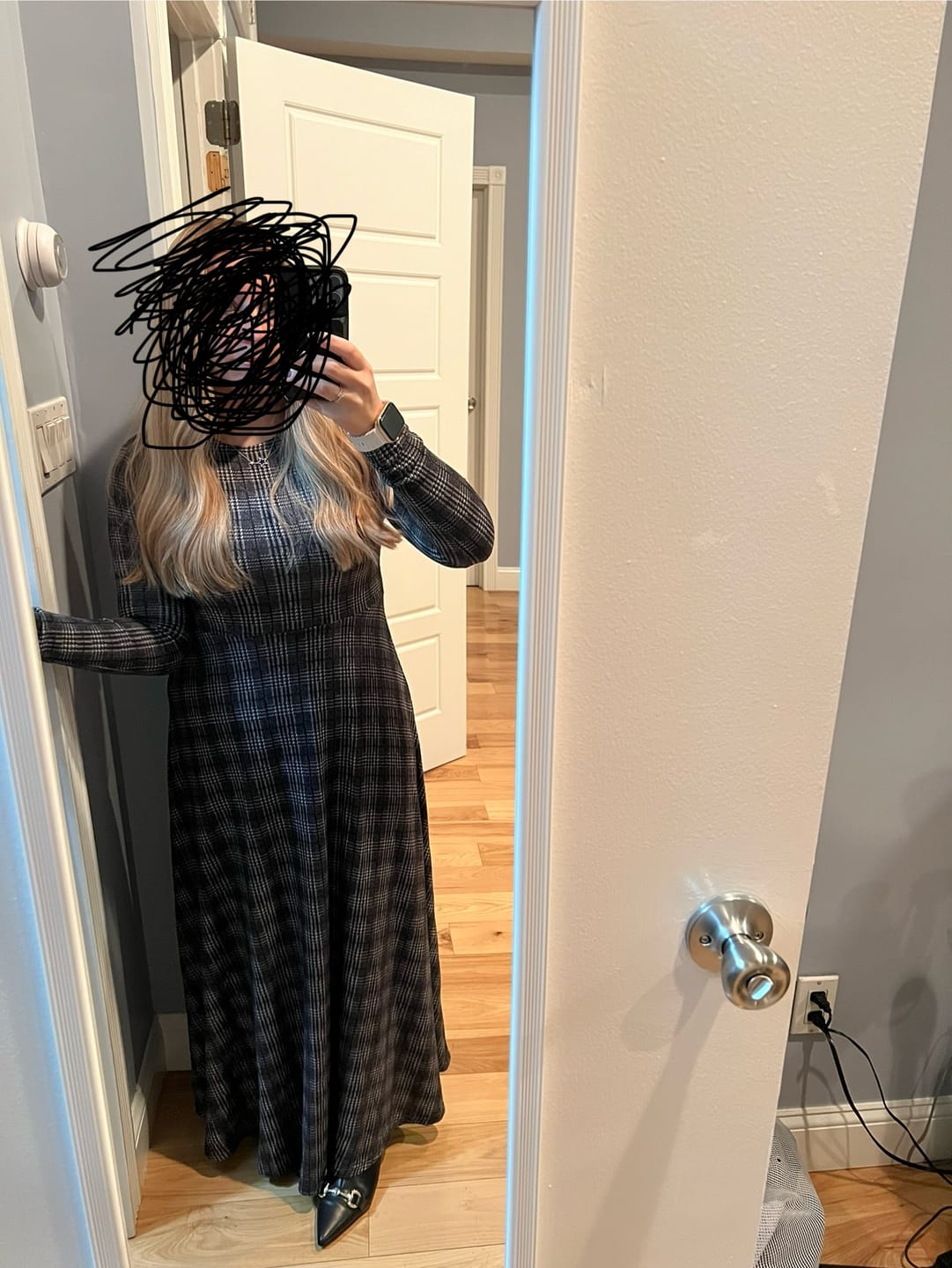 Customer photo review of LAUREN DRESS (CHARCOAL)