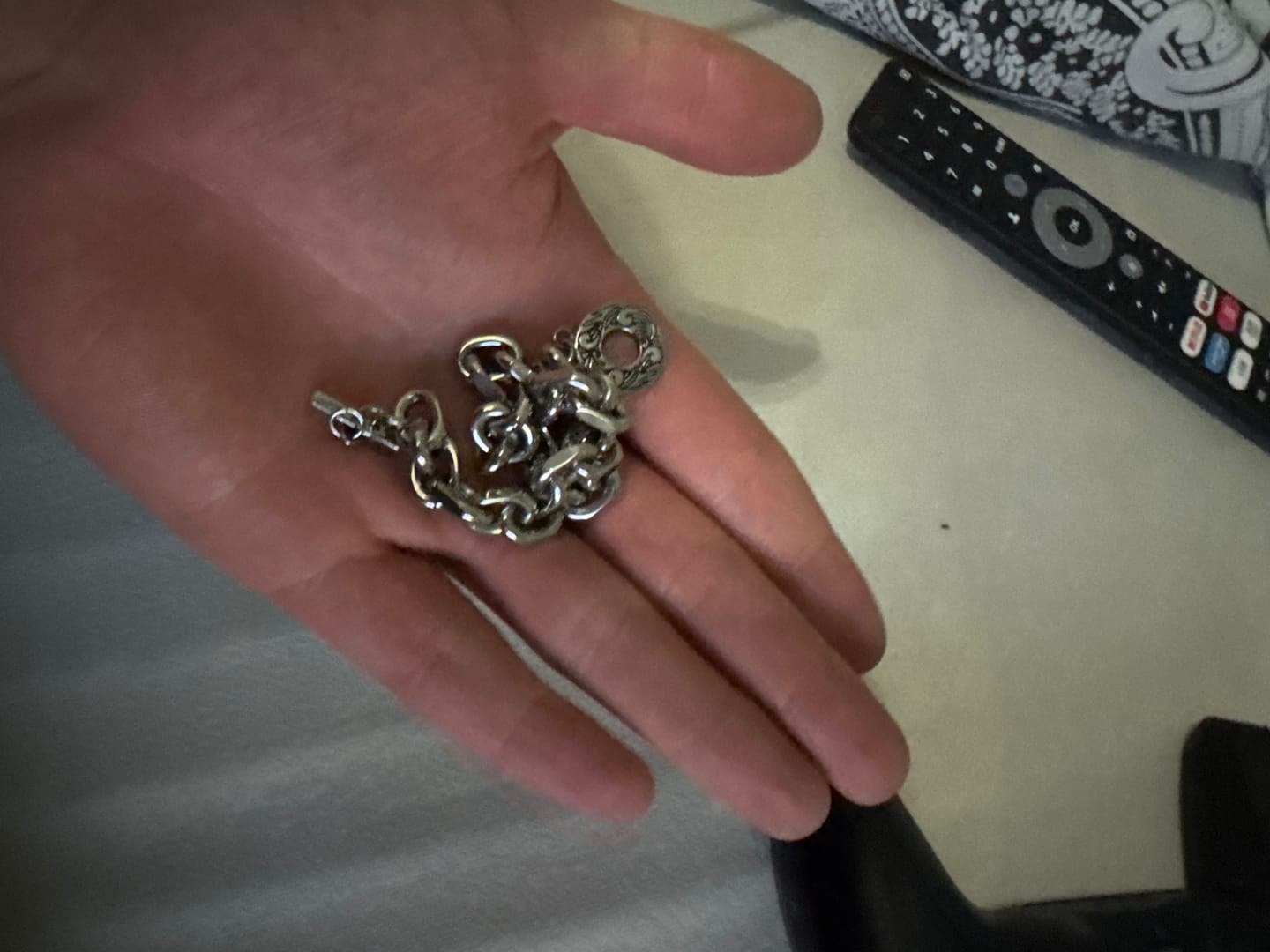 Customer photo review of Heavy Link Bracelet