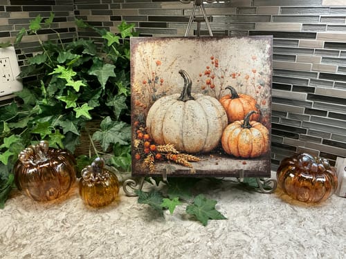 Customer photo review of The Harvest Pumpkin