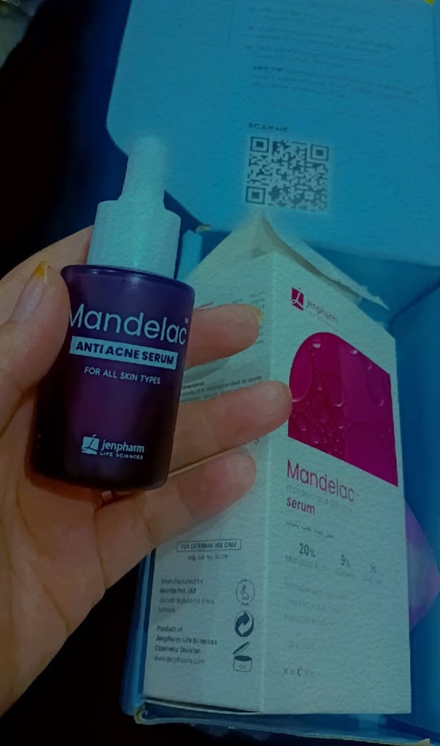 Customer photo review of MandelAC Serum