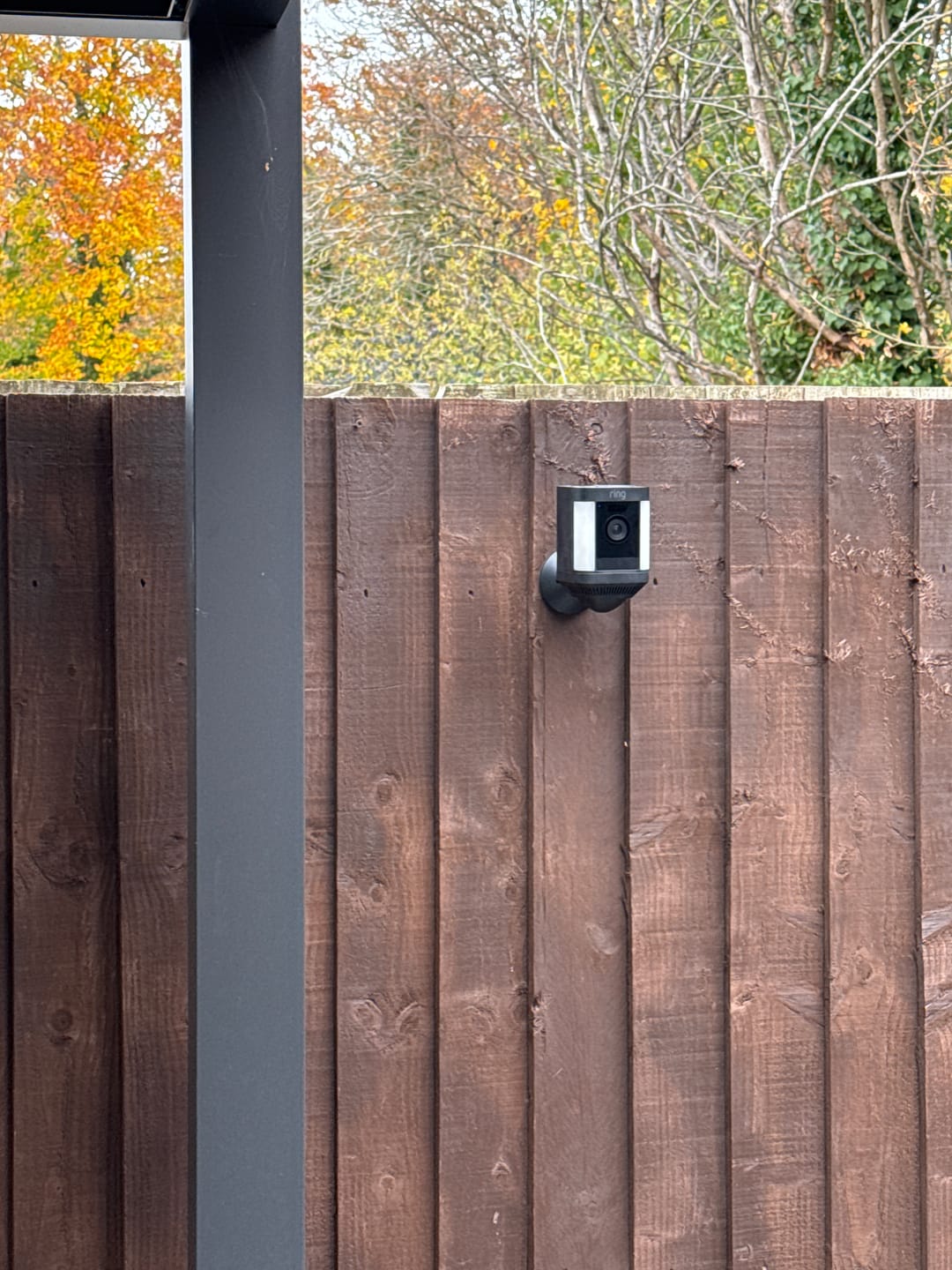 Customer photo review of Ring Spotlight Cam Plus Battery Black