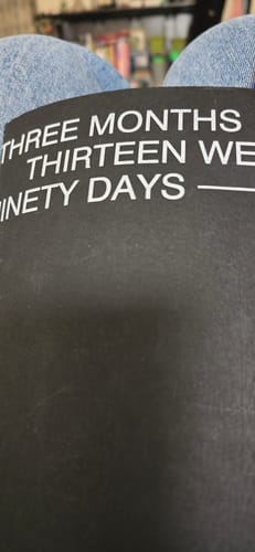 Customer photo review of Three Monthly Planner