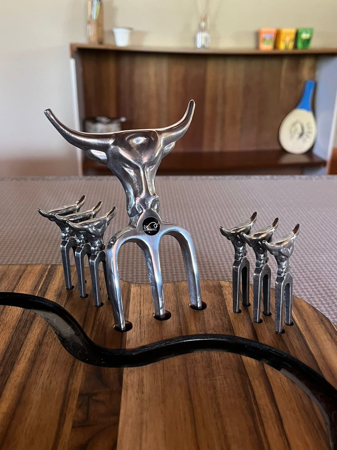 Customer photo review of Caixa Presente Preta Woodbull