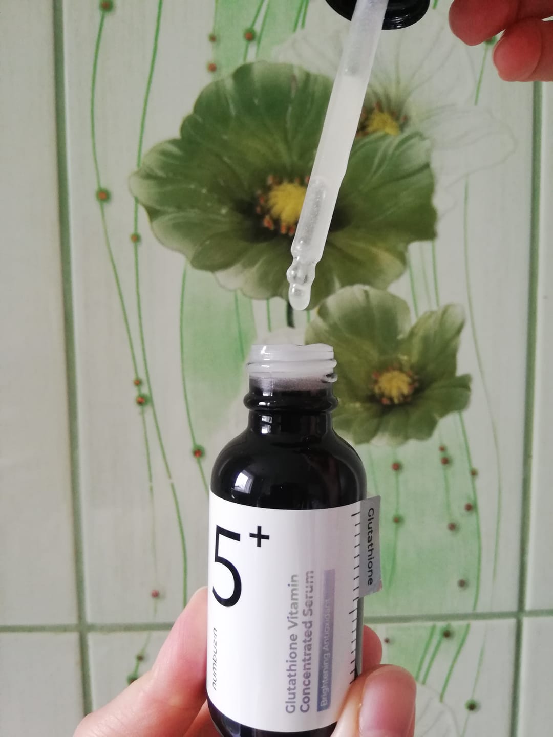 Customer photo review of Koncentrēts vitamīniem bagāts serums Numbuzin No.5 Vitamin Concentrated Serum