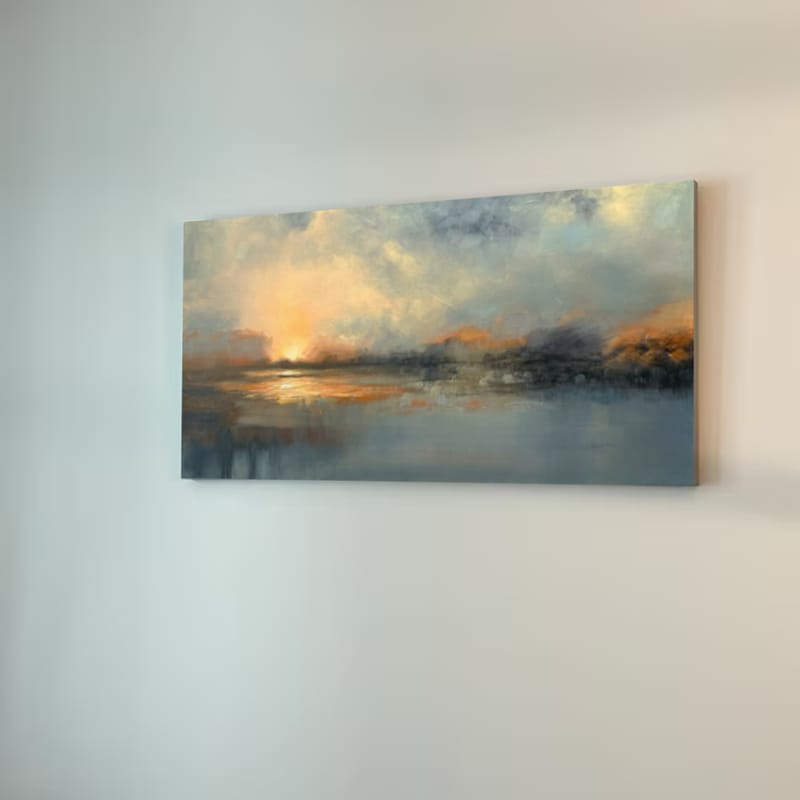 Customer photo review of Abstract Painting Canvas #AP193