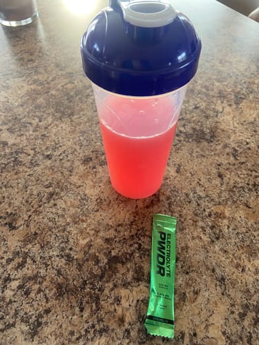Customer photo review of ELECTROLYTE PWDR