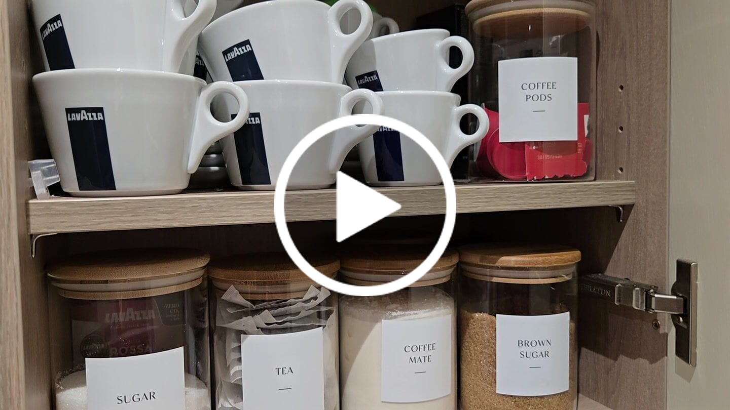Customer video review of Create your own labels! Classic Personalised White Pantry Labels 6 CM x 6 CM