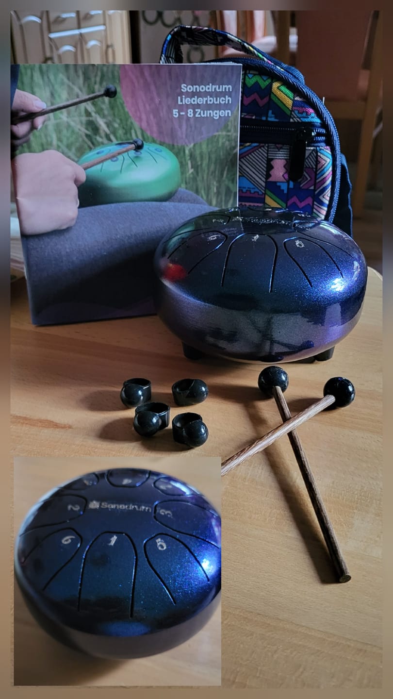 Customer photo review of Sonodrum Zungentrommel - "Standard" - Handgefertigt - (14cm / 20cm) - 8 Zungen - C-Dur