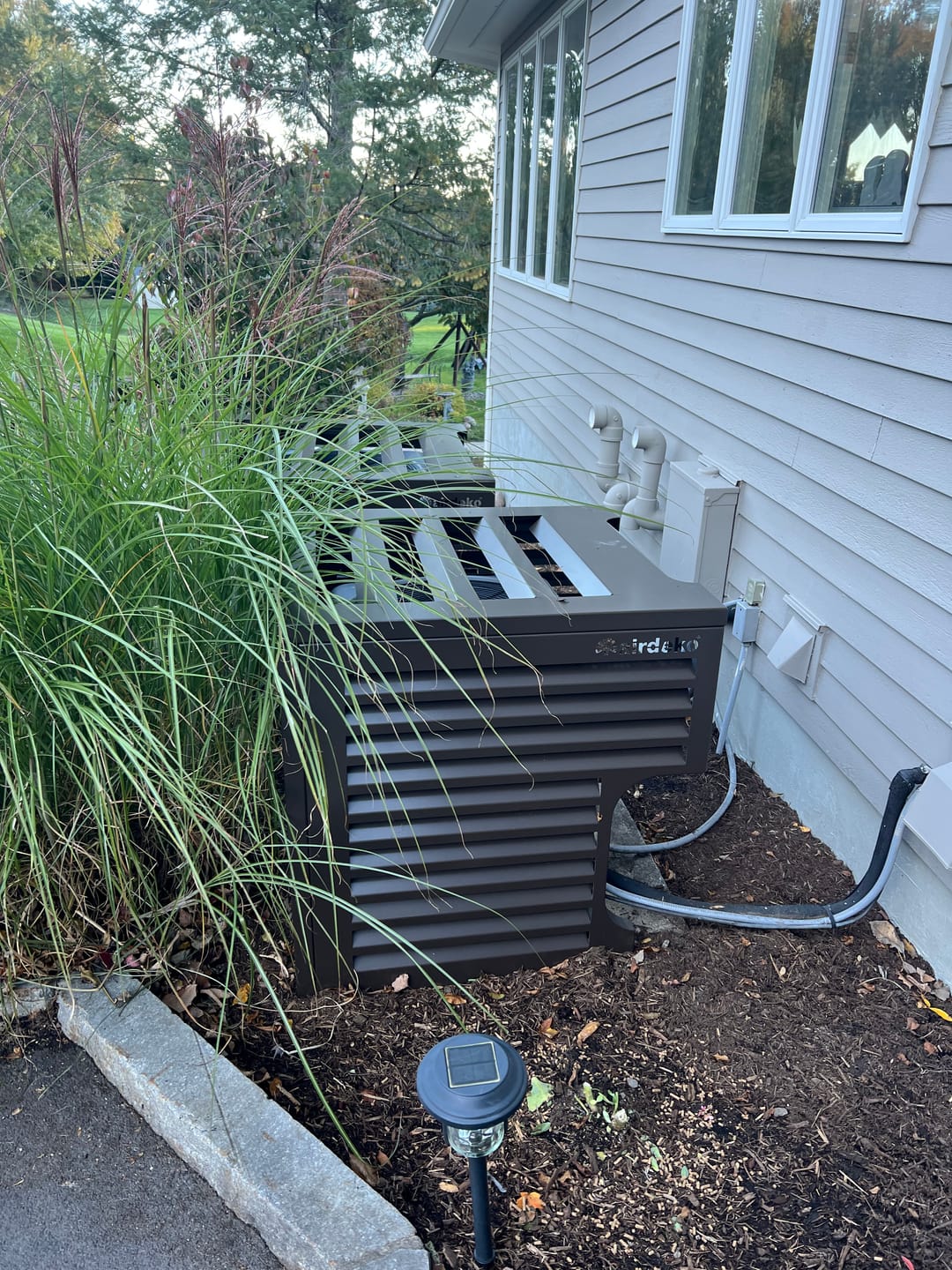 Customer photo review of Central AC Cover - Bronze