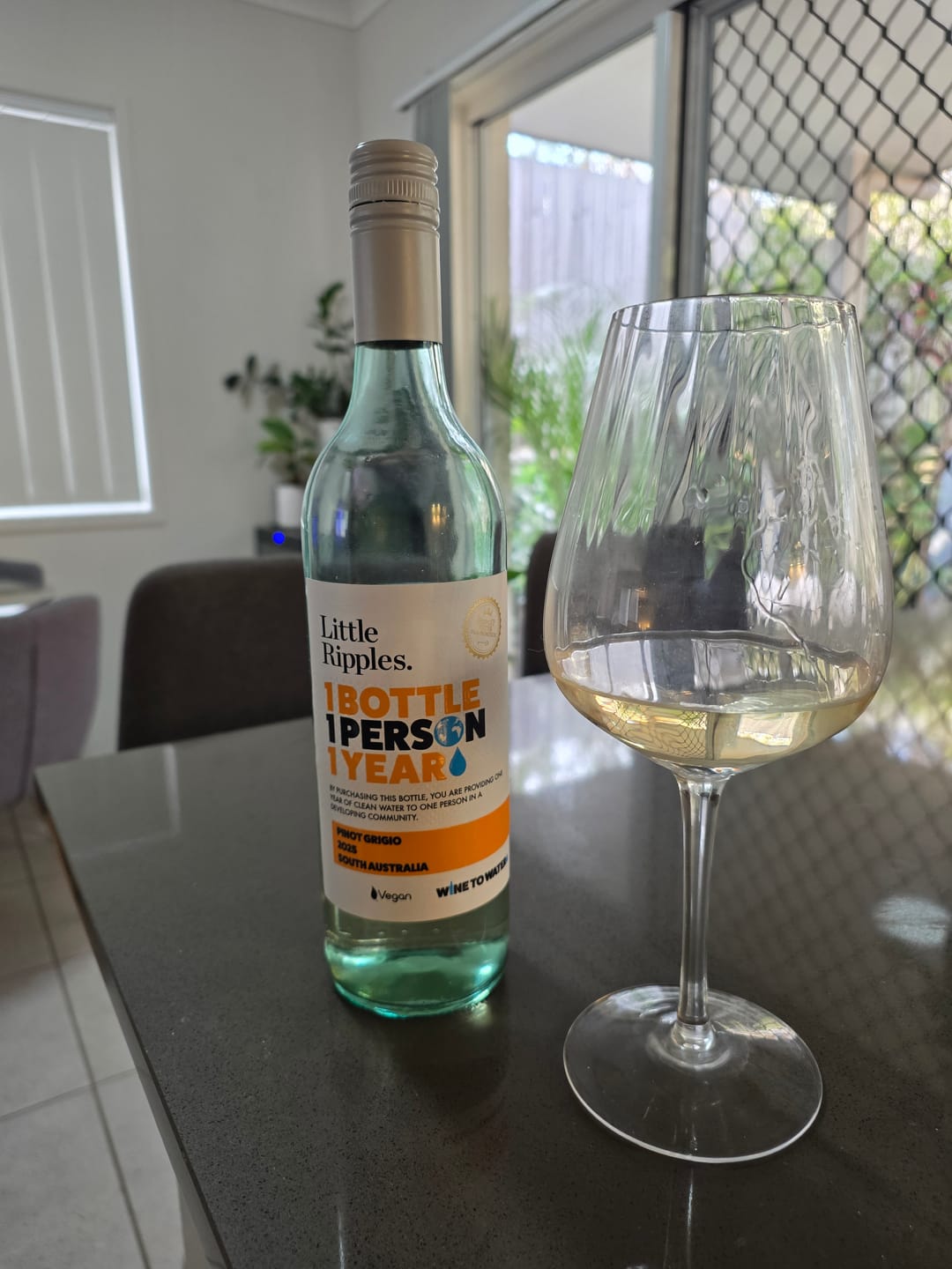 Customer photo review of Pinot Grigio - Single Bottle
