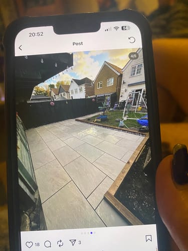 Customer photo review of Kandala - Grey Porcelain Paving Tiles - 900 x 600 x 20mm