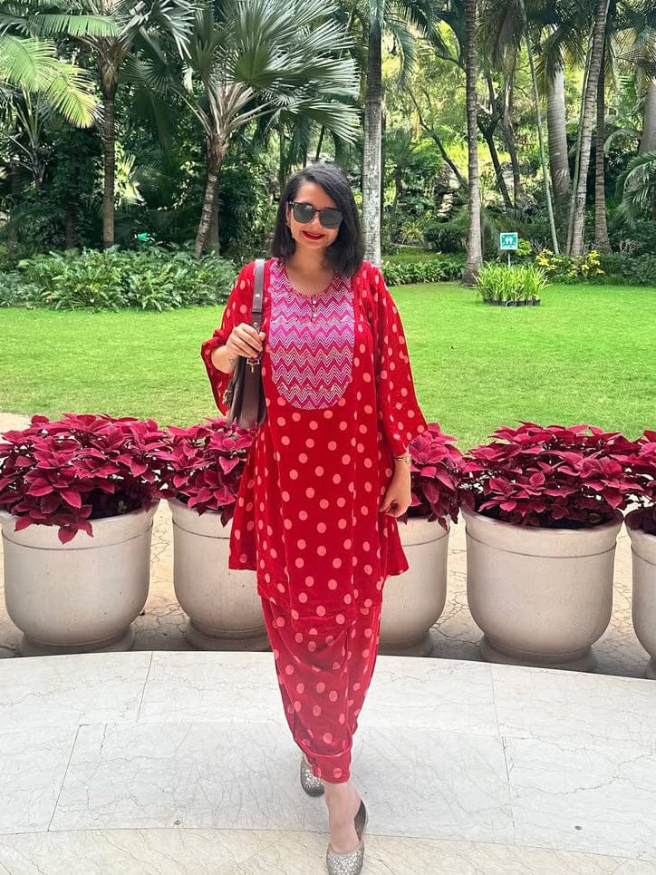 Customer photo review of Set of 2 - Laila Kurta Salwar Set