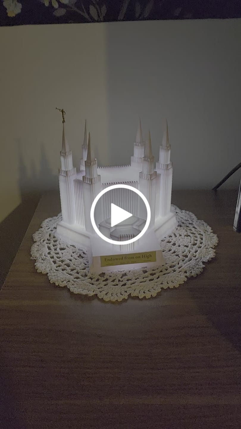 Customer video review of Washington DC Temple Music Light
