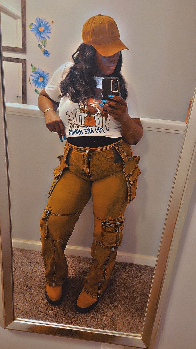 Customer photo review of Zip & Go Cargo Jeans - Buy 2 Get 1 “Free"