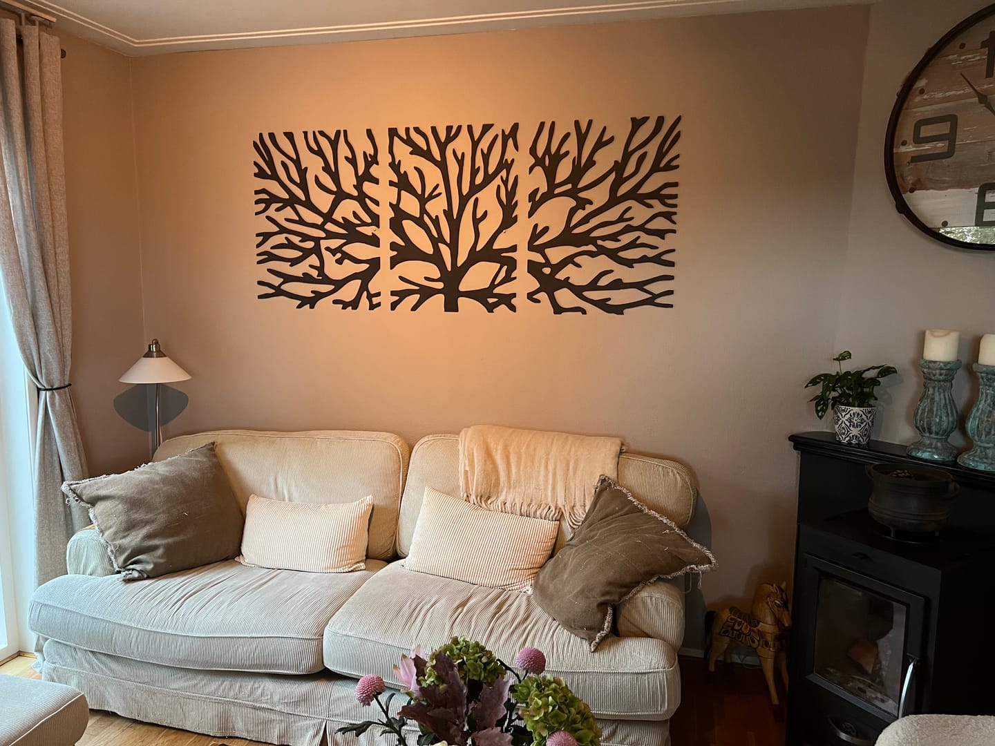 Customer photo review of Wanddecoratie | Takken 3-luik
