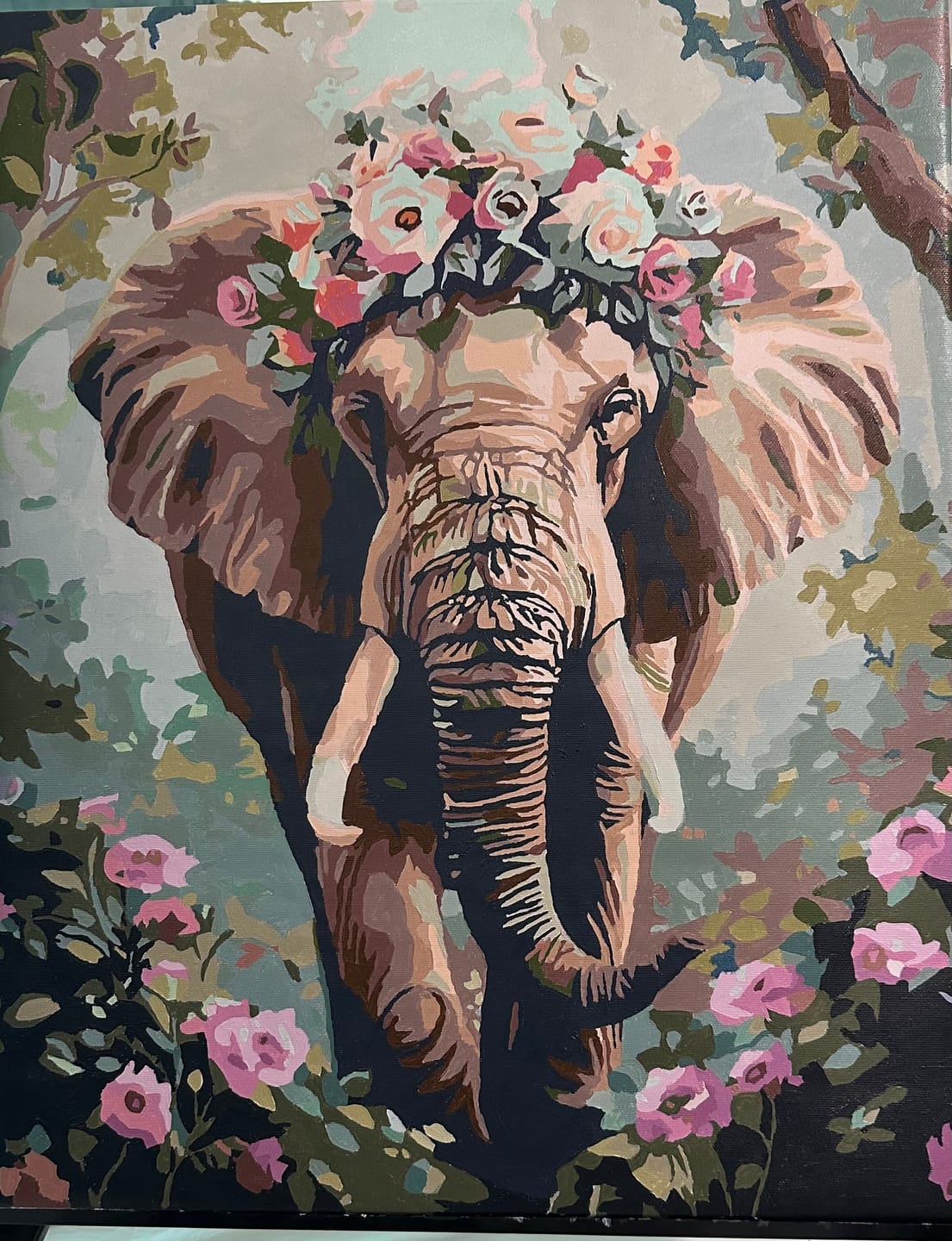 Customer photo review of Flower Crowned Elephant