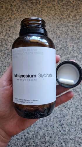 Customer photo review of Magnesium Glycinate (Pure & Unbuffered) - 110 Capsules