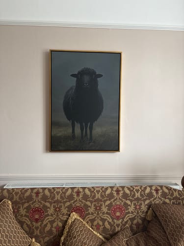 Customer photo review of Black Sheep Print