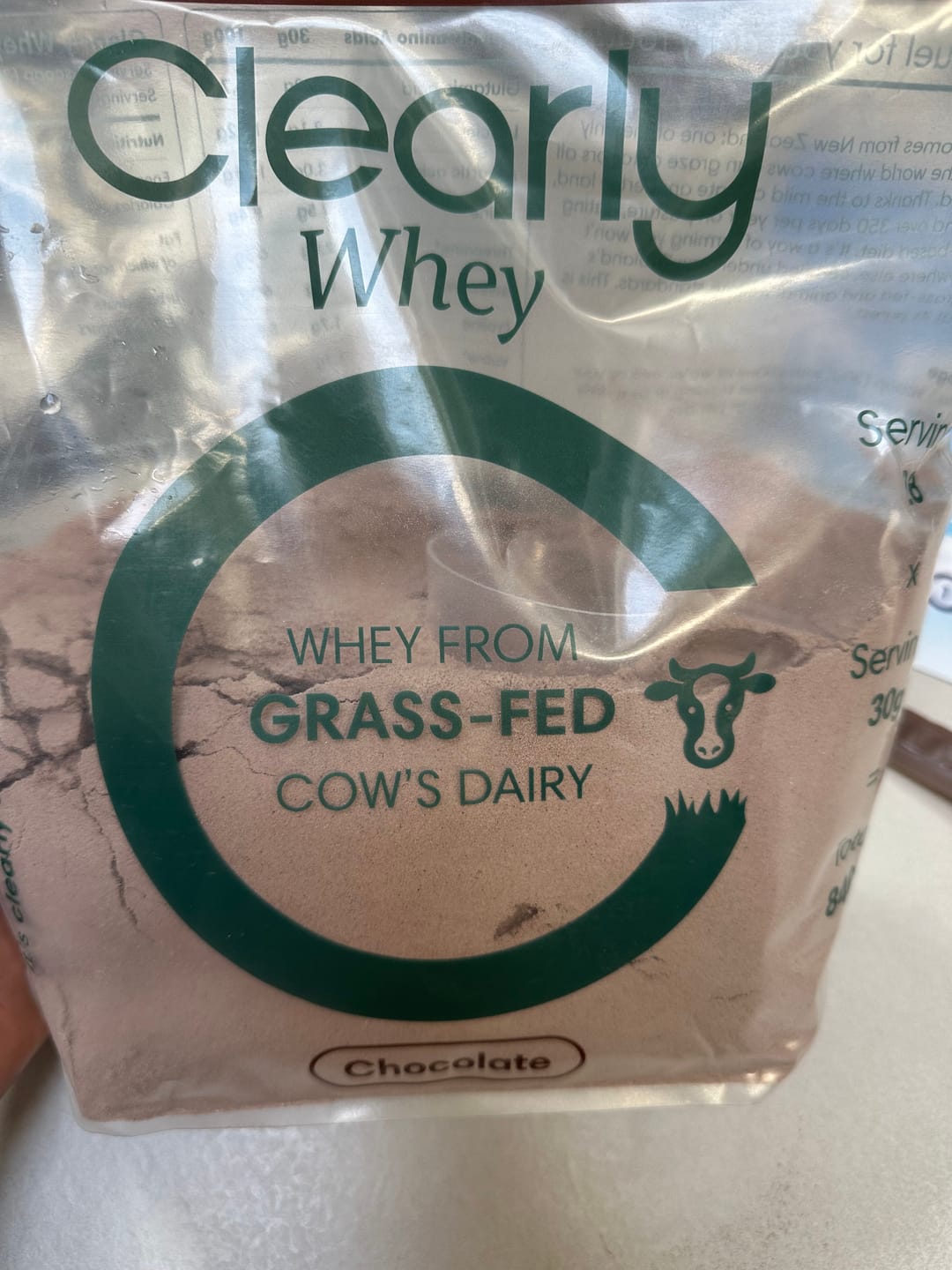 Customer photo review of Grass-fed Whey