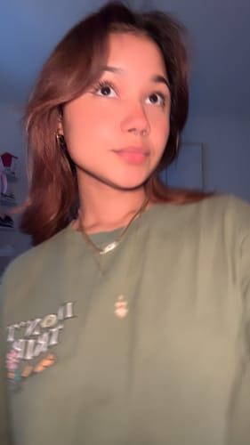 Customer photo review of 14 k Hollow Cuban MONACI Choker for Women (5MM / 16" Inches) 🤩 JTJ™