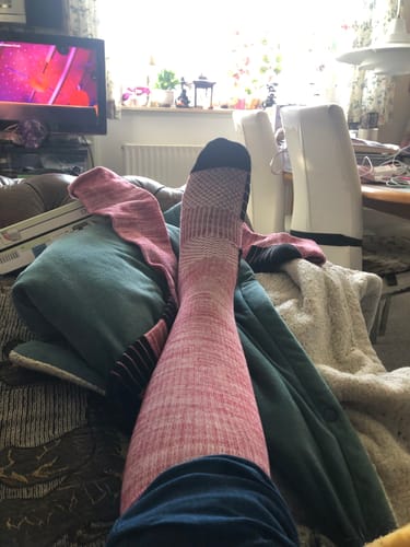Customer photo review of Støttestrømper