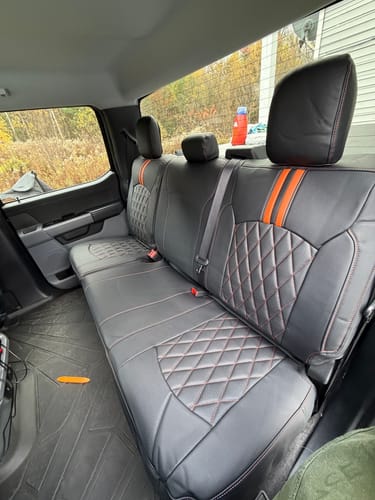 Customer photo review of Premium Custom-Fit Seat Covers