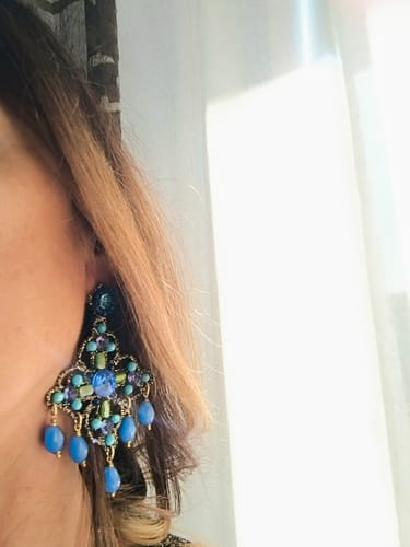 Customer photo review of Orecchini Babilonia