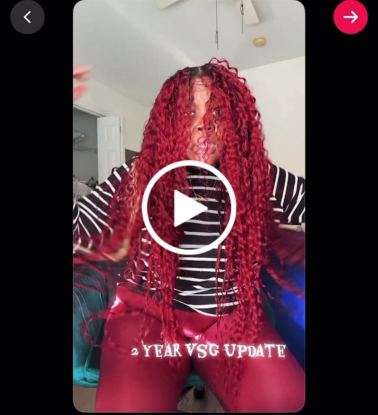 Customer video review of Burgundy Deep Wave Bulk Hair Extensions for Braiding