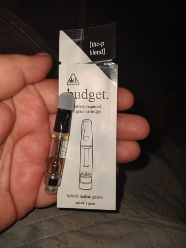 Customer photo review of 1 Gram THC-P Blend Vape Cartridge | Durban Gelato - Hybrid